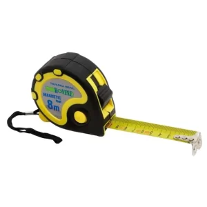 TRAČNI METER Z ZAPONKO TOVARNA MERIL KOVINE 8mX25mm Z MAGNETOM