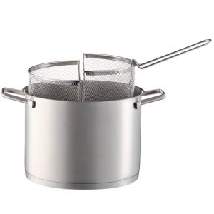 LONEC ZA ŠPAGETE 24 CM, 7L, INDUKCIJA, INOX, STEKLO