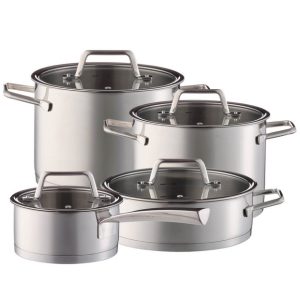 SET POSODE FREE 8-DELNI, INDUKCIJA, INOX, STEKLO