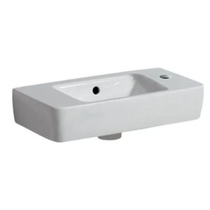 Geberit Selnova Compact RH umivalnik 400 mm - 1 luknja za pipo - 501.517.00.7