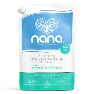 ČISTILO ZA STEKLENE POVRŠINE NANA VELIČASTEN ROŽMARIN EKO POLNILO, 1030 ml